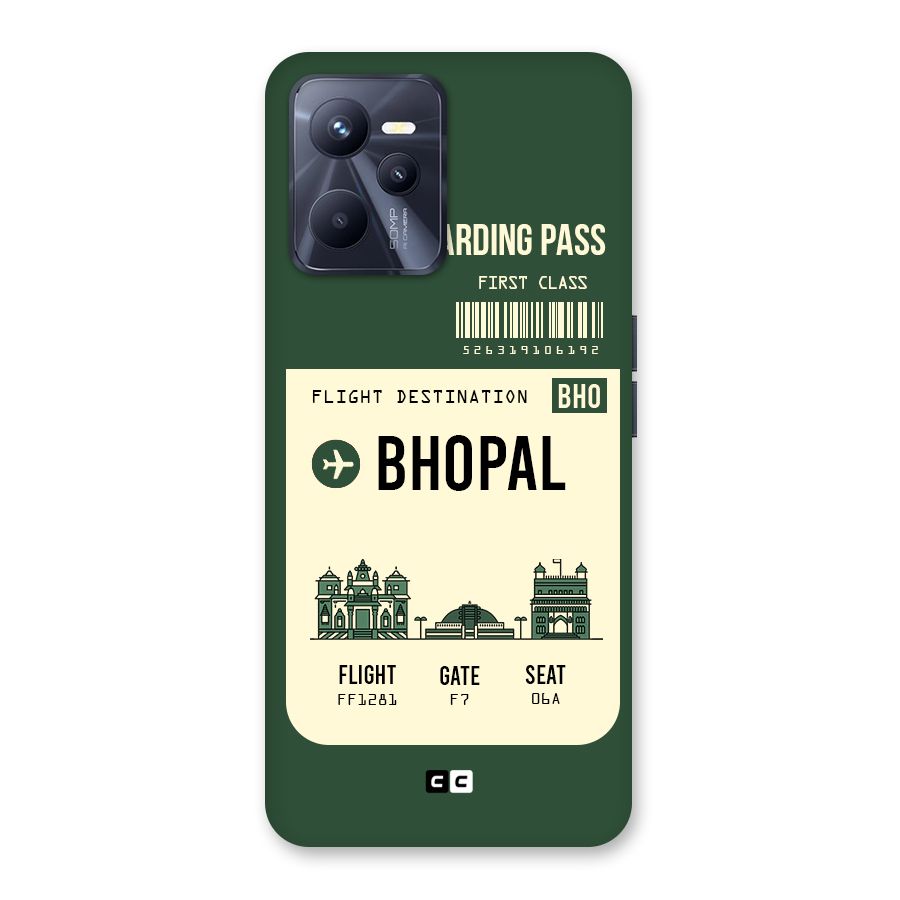 Bhopal Boarding Pass Back Case for Realme C35
