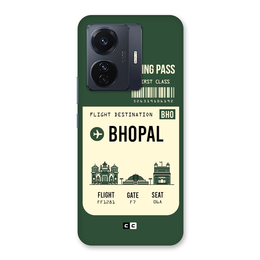 Bhopal Boarding Pass Back Case for Vivo T1 Pro