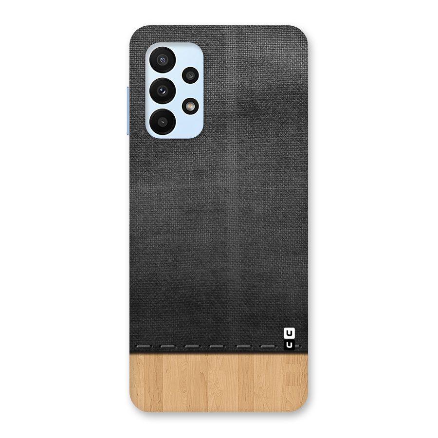 Bicolor Wood Texture Back Case for Galaxy A23