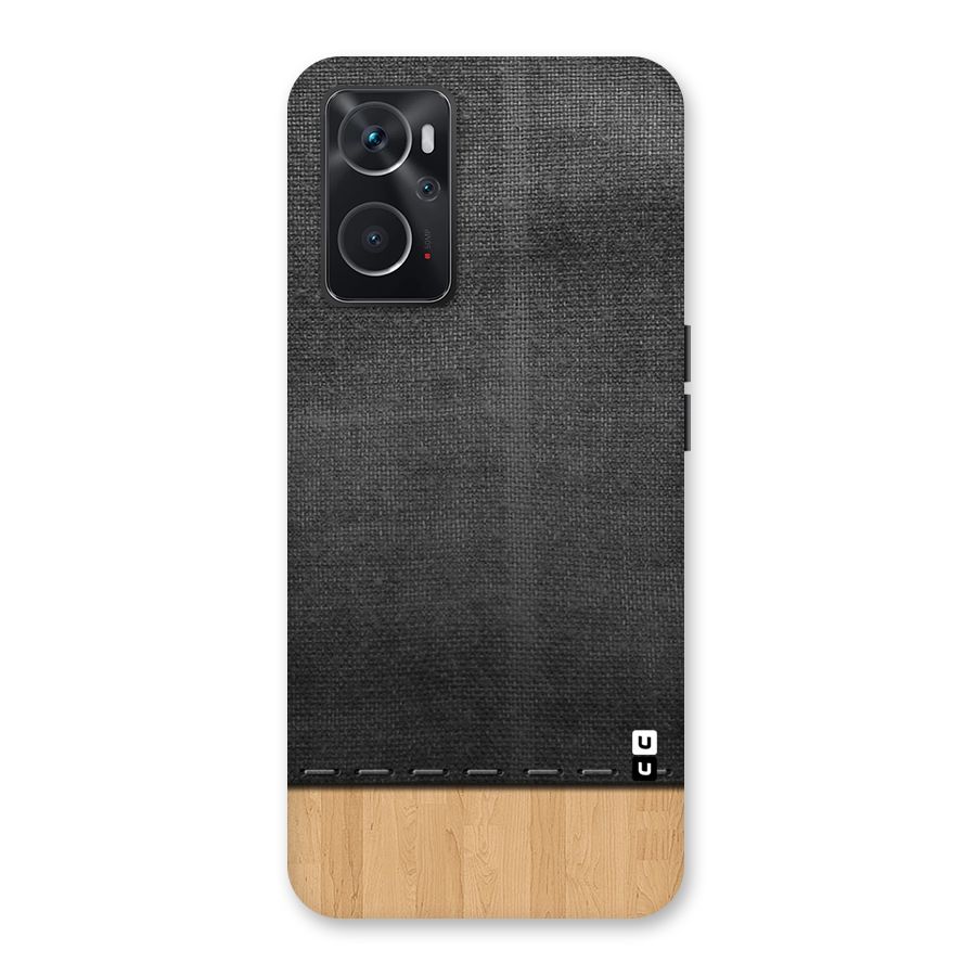 Bicolor Wood Texture Back Case for Oppo K10 4G