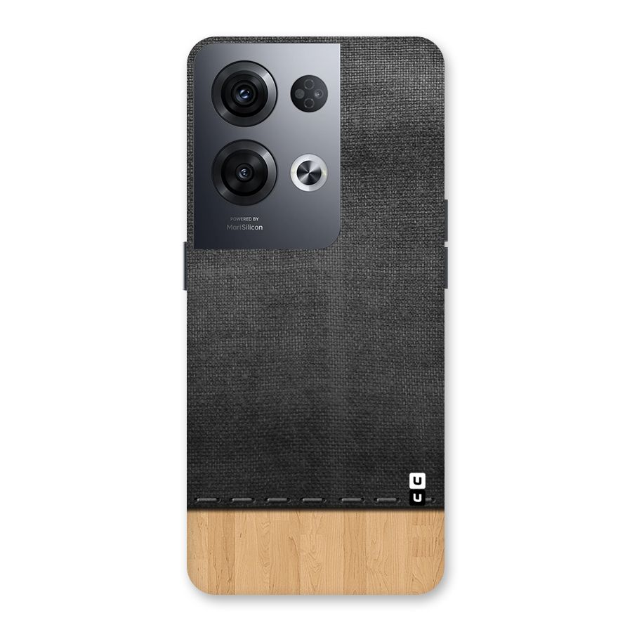 Bicolor Wood Texture Back Case for Oppo Reno8 Pro 5G