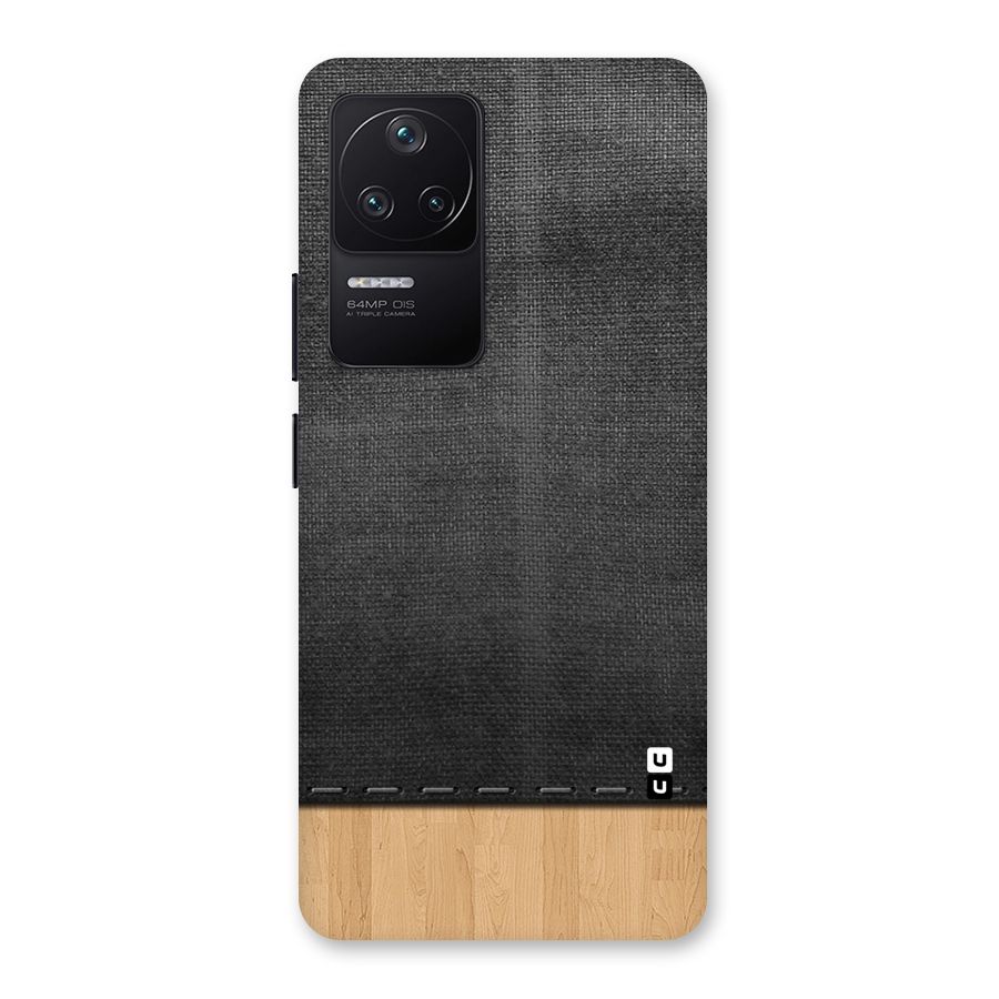Bicolor Wood Texture Back Case for Poco F4 5G