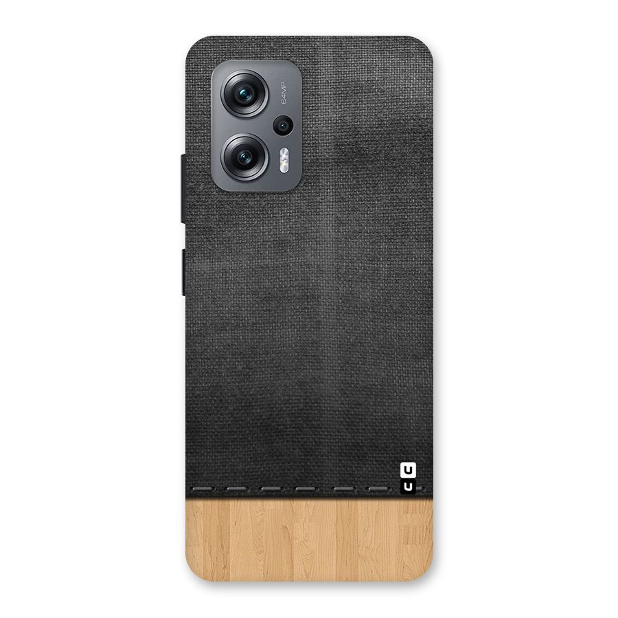 Bicolor Wood Texture Back Case for Redmi K50i