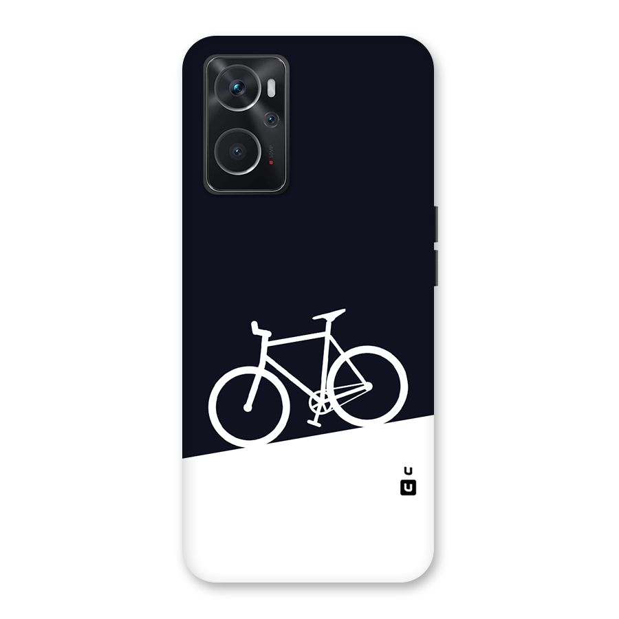 Bicycle Minimal Art Back Case for Oppo K10 4G