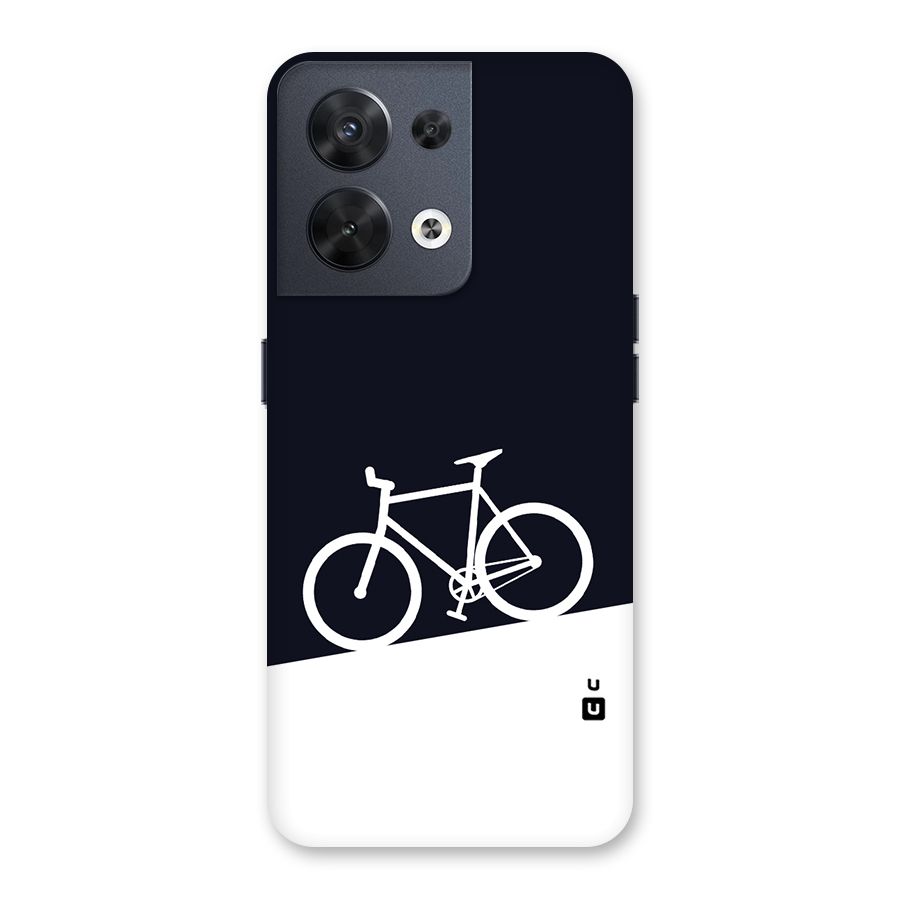 Bicycle Minimal Art Back Case for Oppo Reno8 5G