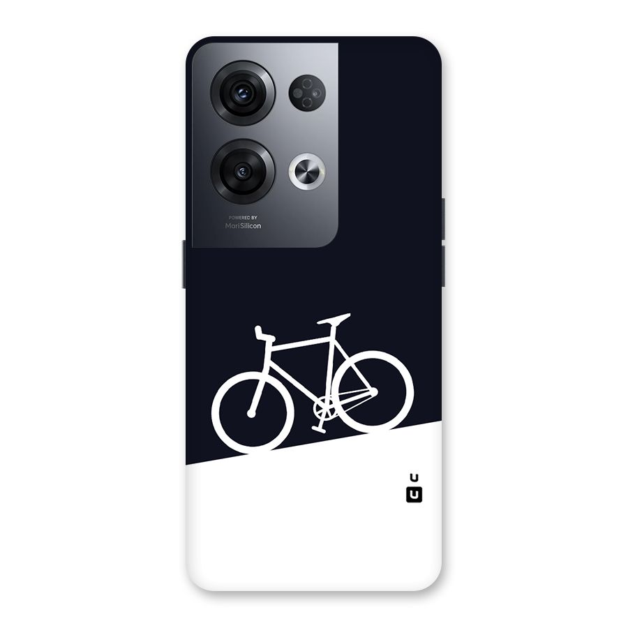 Bicycle Minimal Art Back Case for Oppo Reno8 Pro 5G