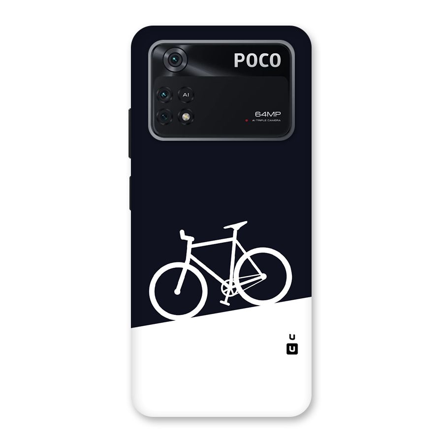 Bicycle Minimal Art Back Case for Poco M4 Pro 4G