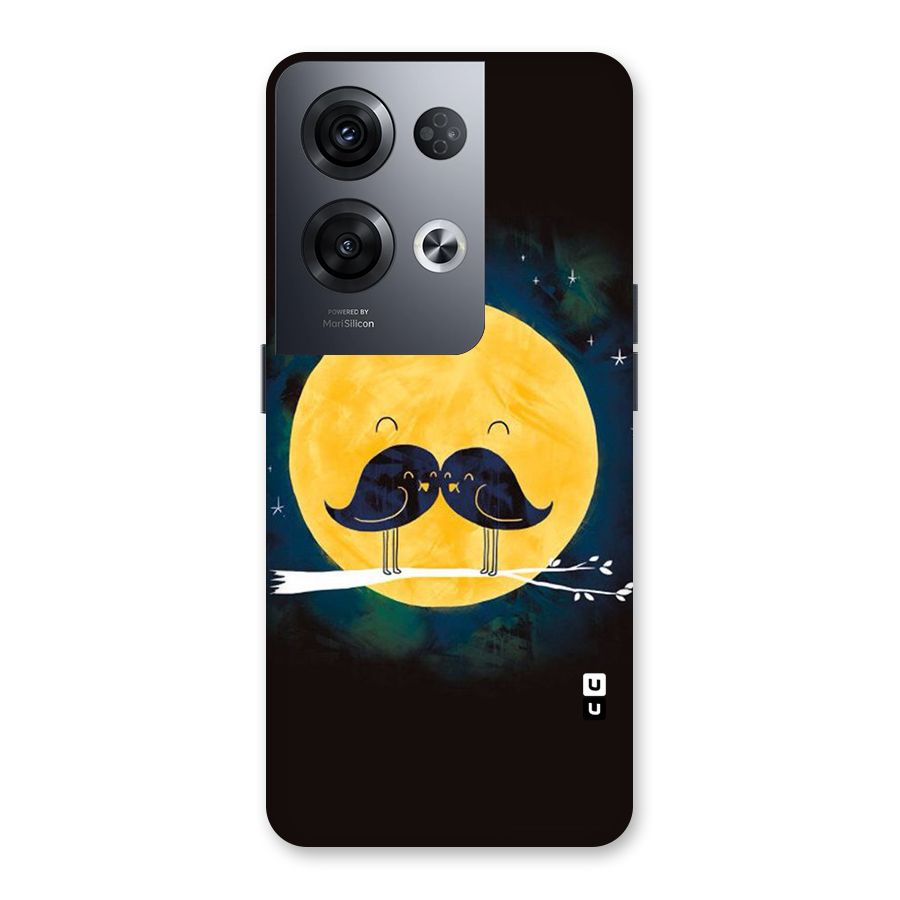 Bird Moustache Back Case for Oppo Reno8 Pro 5G