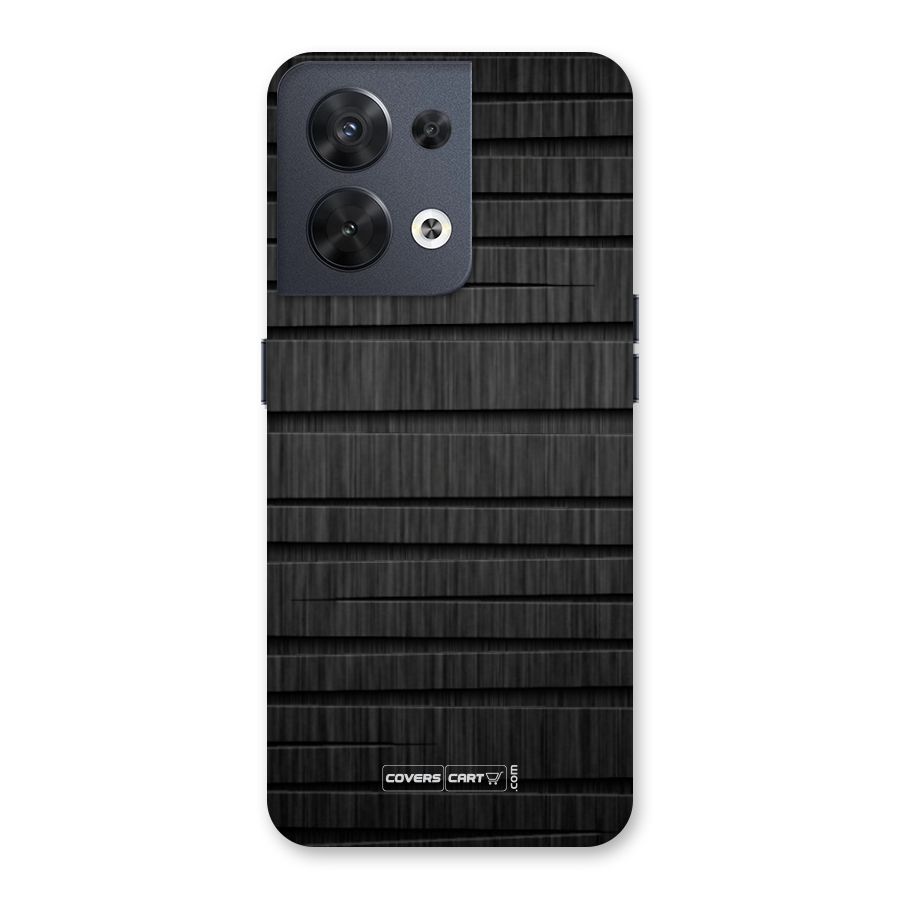Black Abstract Back Case for Oppo Reno8 5G