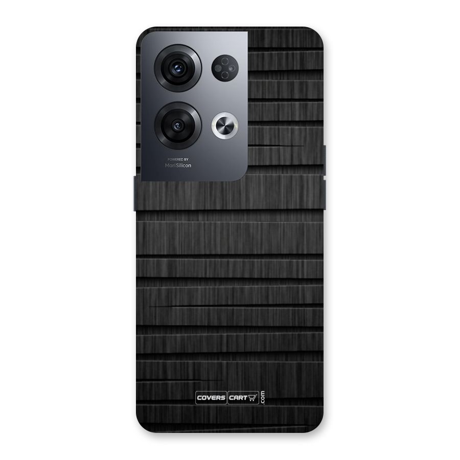 Black Abstract Back Case for Oppo Reno8 Pro 5G