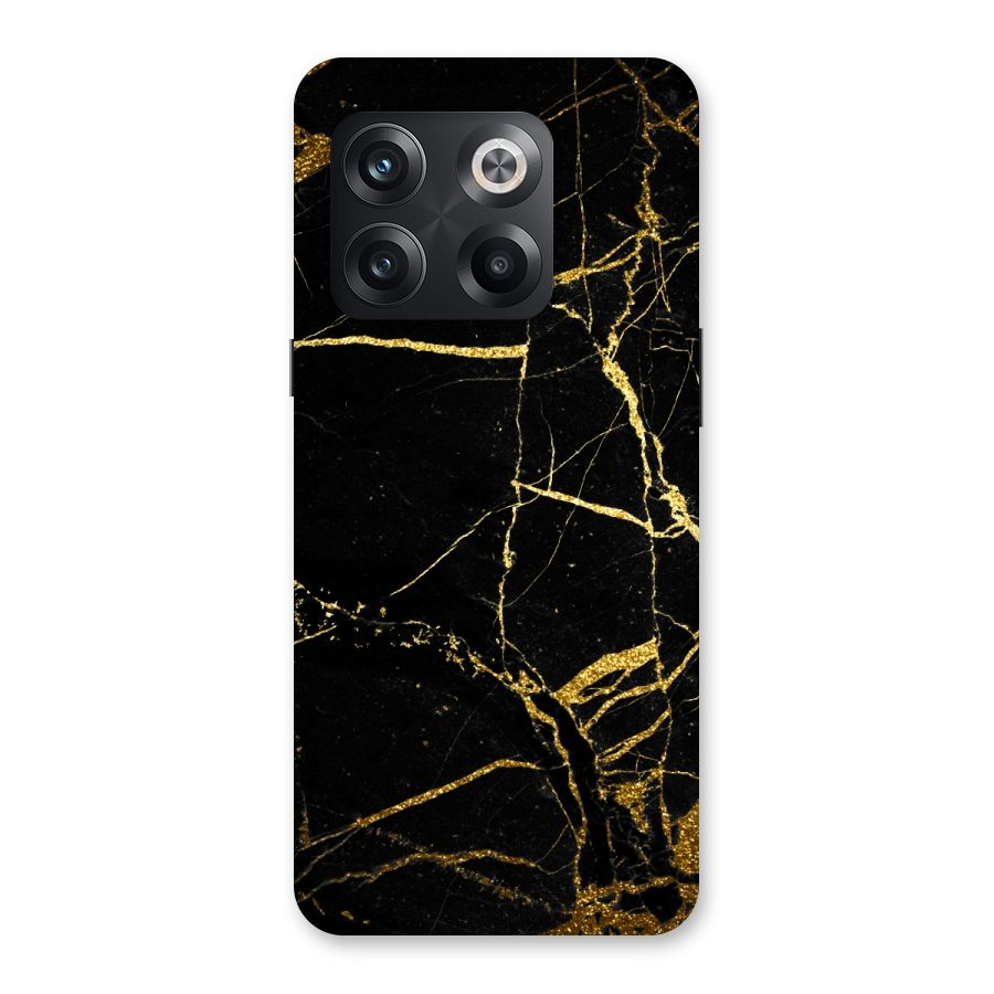 Black And Gold Design Back Case for OnePlus 10T