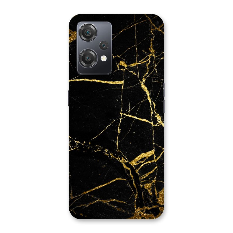 Black And Gold Design Back Case for OnePlus Nord CE 2 Lite 5G
