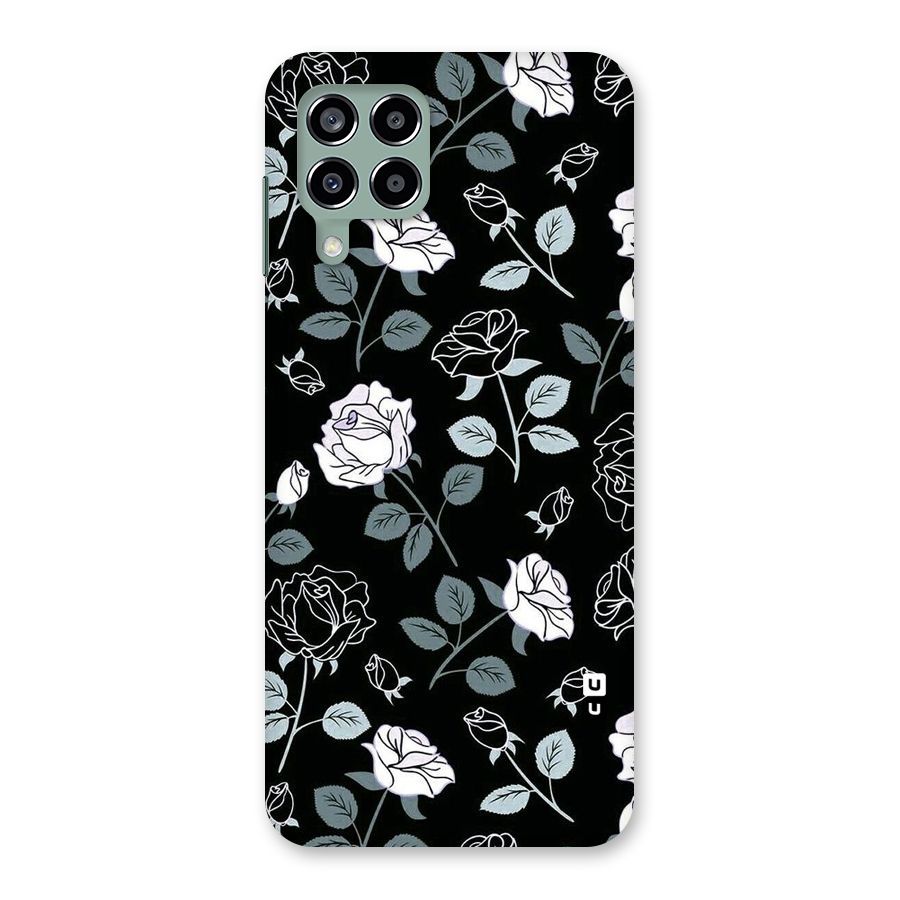 Black Artsy Bloom Back Case for Galaxy M33