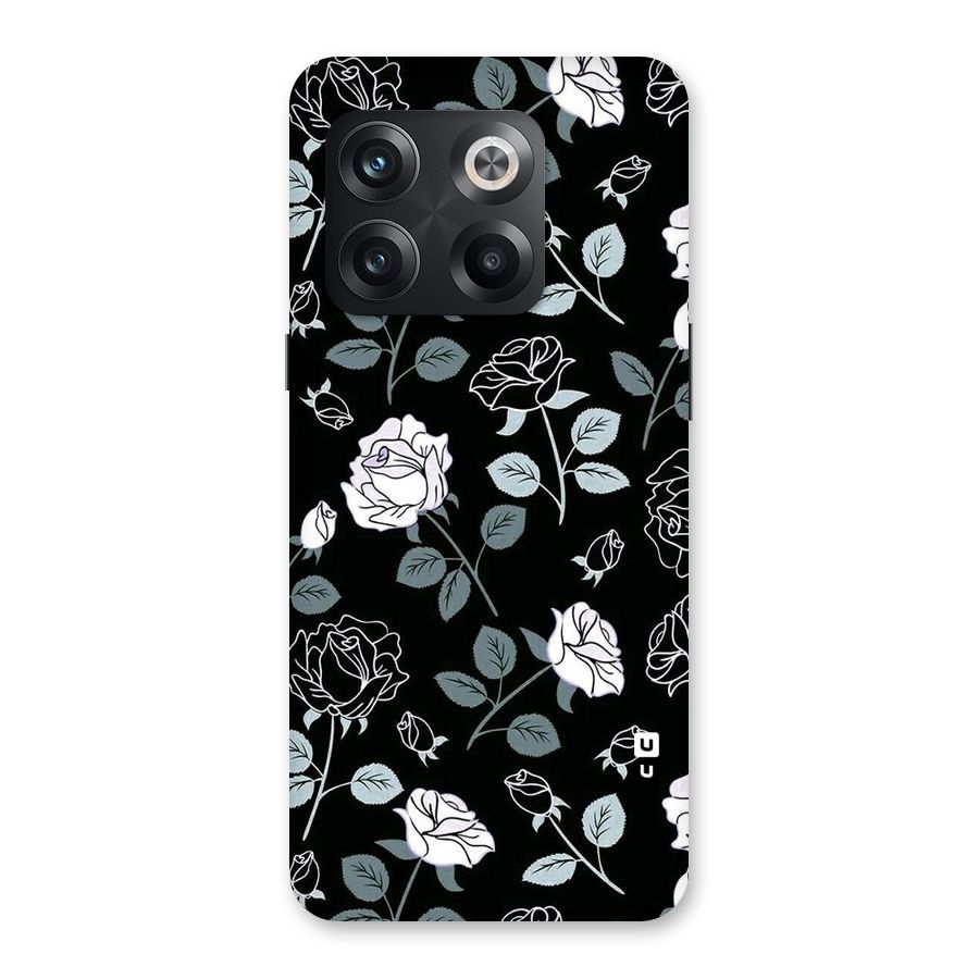Black Artsy Bloom Back Case for OnePlus 10T