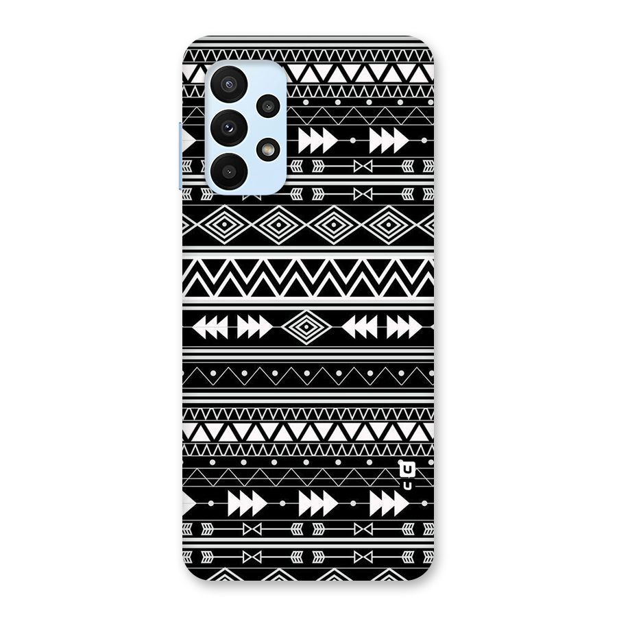 Black Aztec Creativity Back Case for Galaxy A23