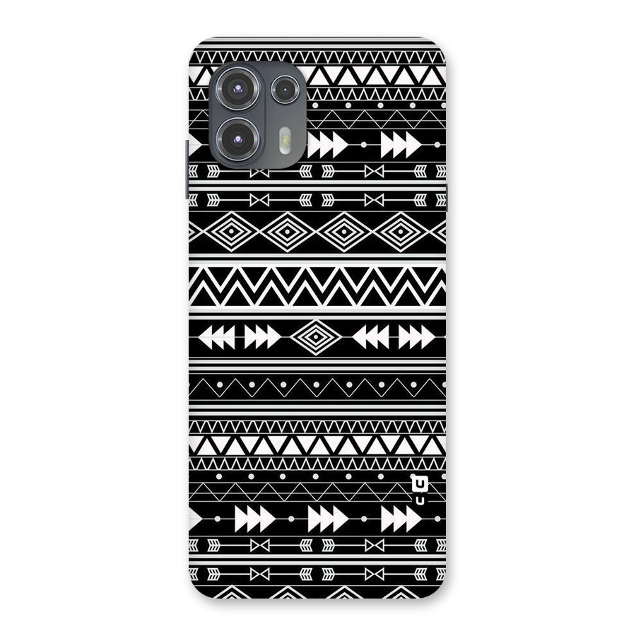 Black Aztec Creativity Back Case for Motorola Edge 20 Fusion