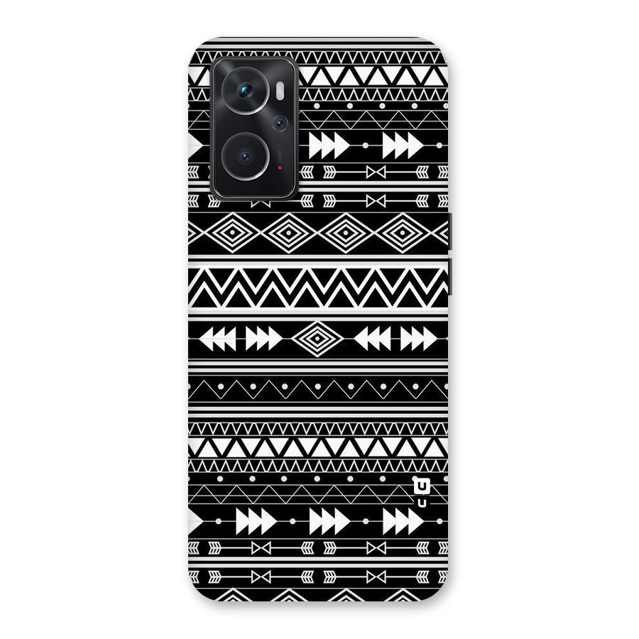 Black Aztec Creativity Back Case for Oppo K10 4G