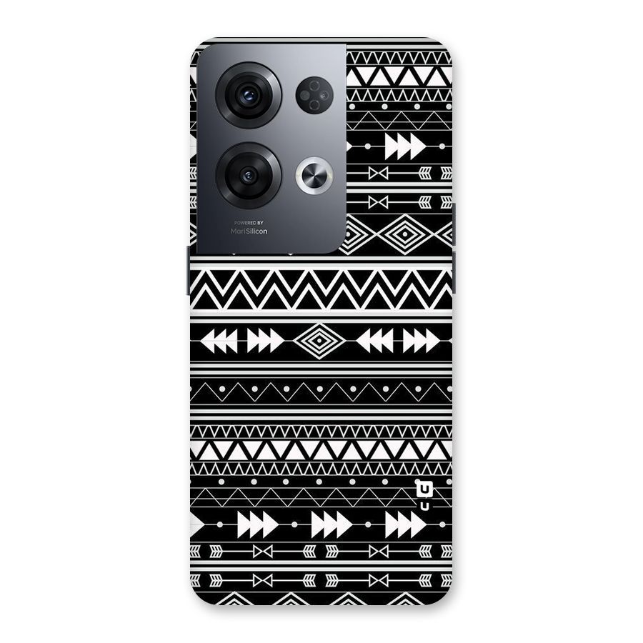 Black Aztec Creativity Back Case for Oppo Reno8 Pro 5G