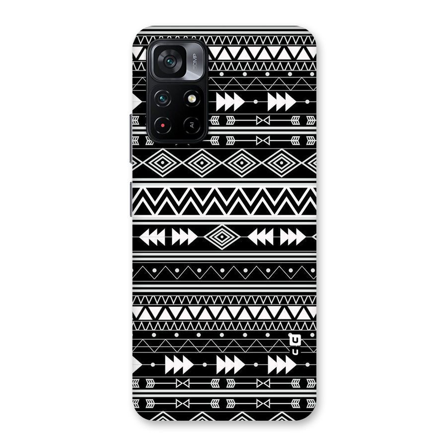 Black Aztec Creativity Back Case for Poco M4 Pro 5G