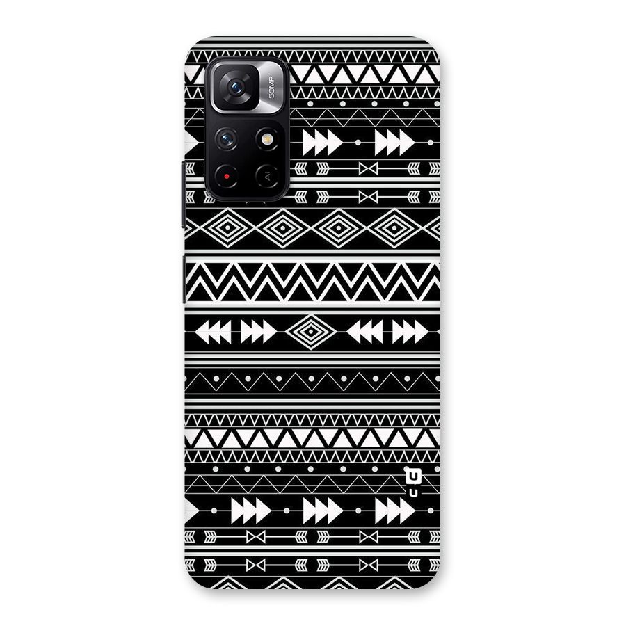 Black Aztec Creativity Back Case for Redmi Note 11T 5G