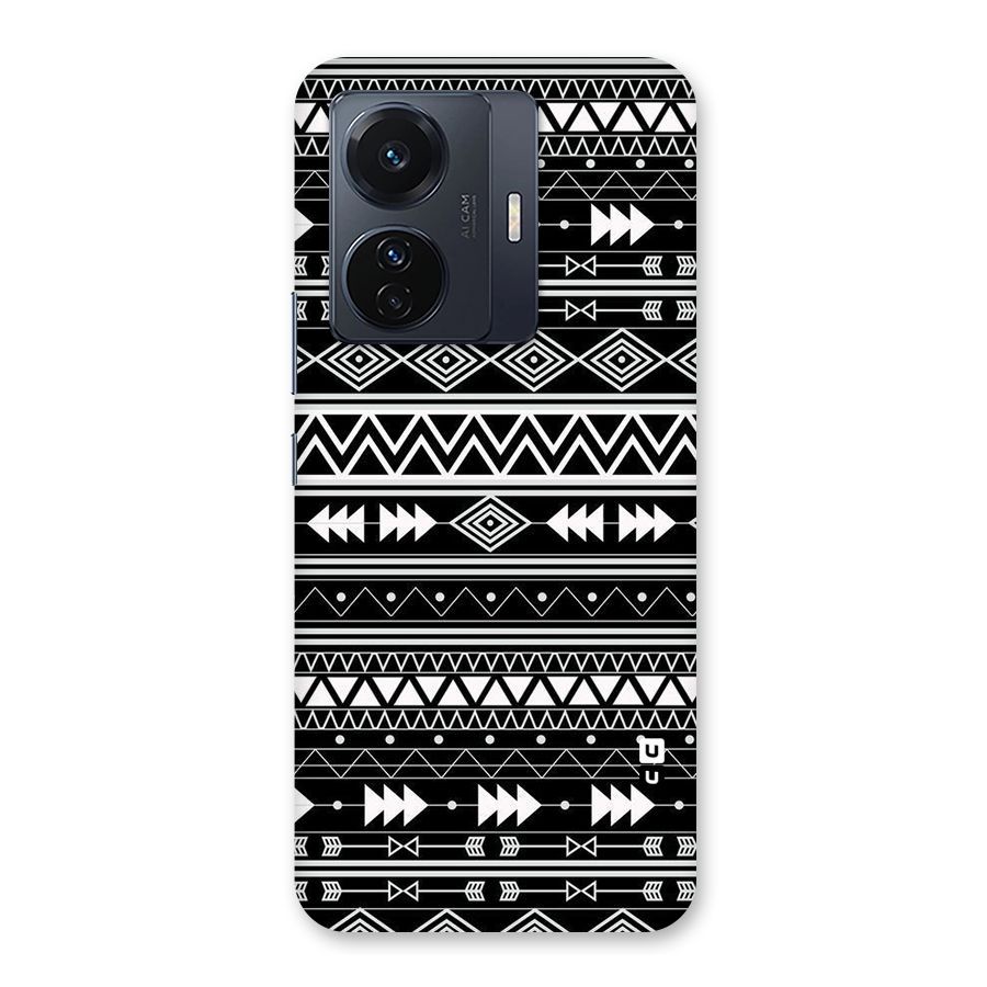 Black Aztec Creativity Back Case for Vivo T1 Pro