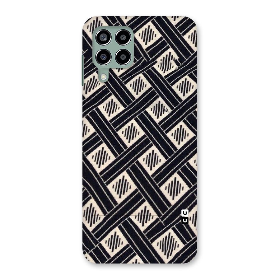 Black Beige Criscros Back Case for Galaxy M33