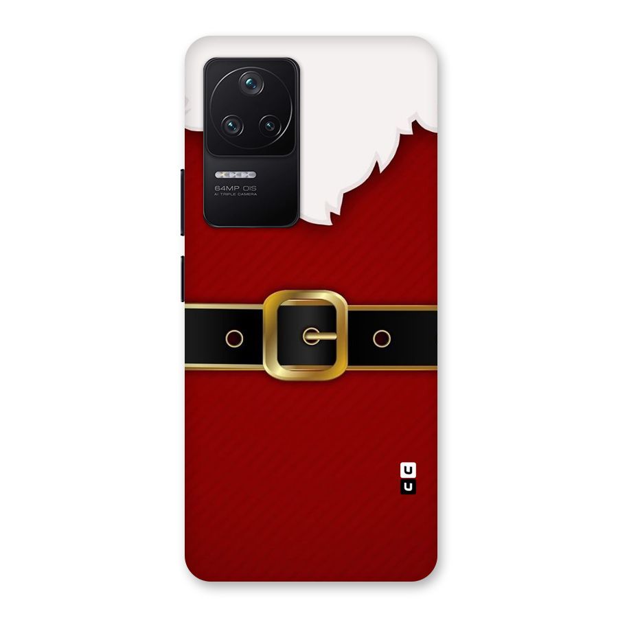 Black Belt Design Back Case for Poco F4 5G