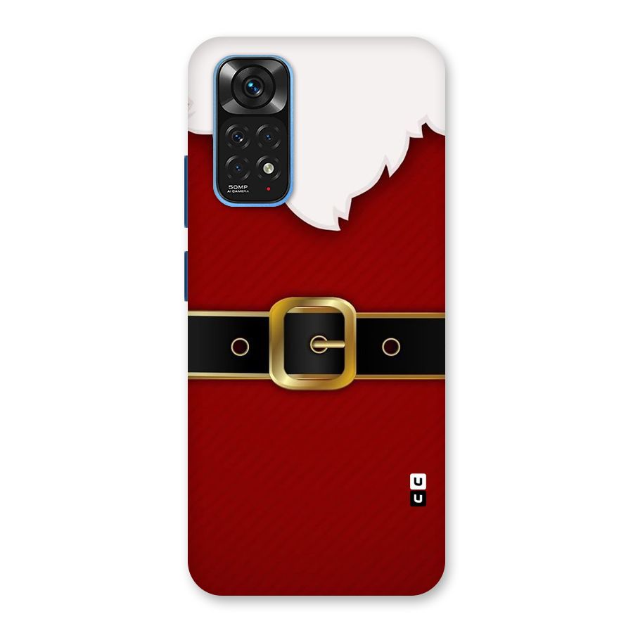 Black Belt Design Back Case for Redmi Note 11S
