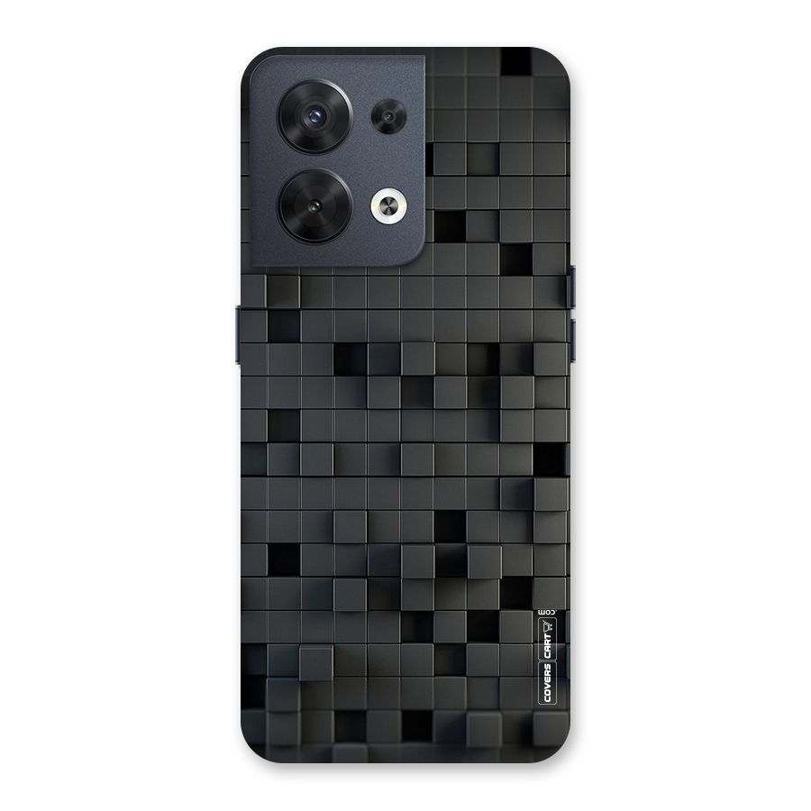 Black Bricks Back Case for Oppo Reno8 5G