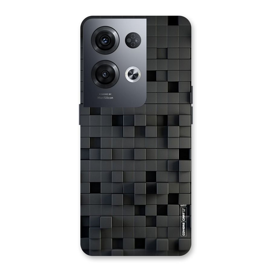 Black Bricks Back Case for Oppo Reno8 Pro 5G