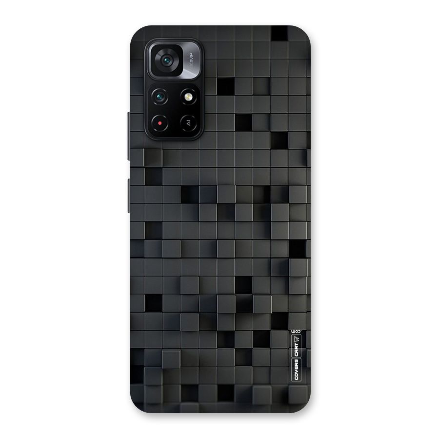 Black Bricks Back Case for Poco M4 Pro 5G