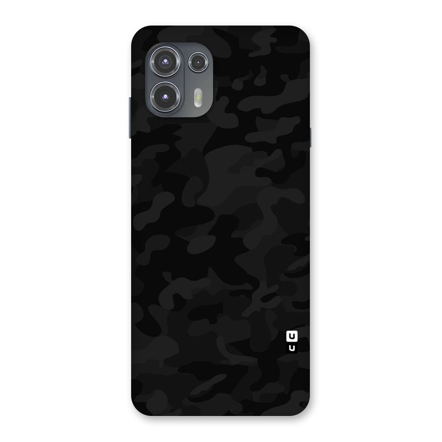 Black Camouflage Back Case for Motorola Edge 20 Fusion