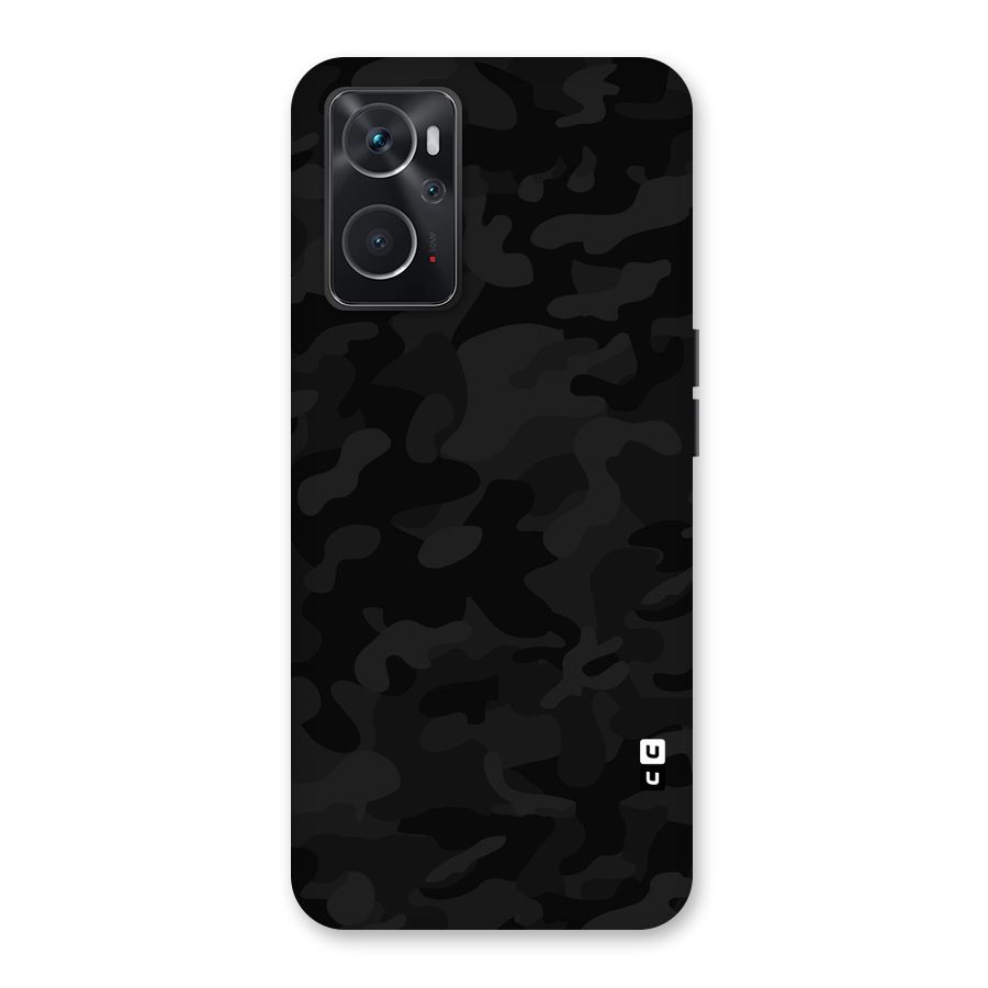 Black Camouflage Back Case for Oppo K10 4G