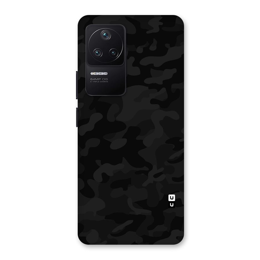 Black Camouflage Back Case for Poco F4 5G