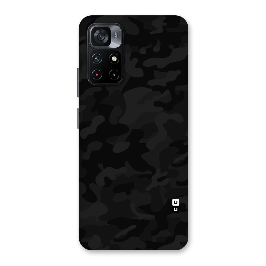 Black Camouflage Back Case for Poco M4 Pro 5G