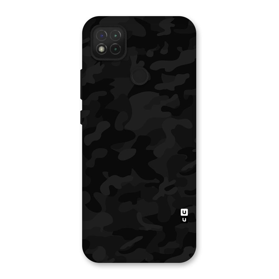 Black Camouflage Back Case for Redmi 9 Activ