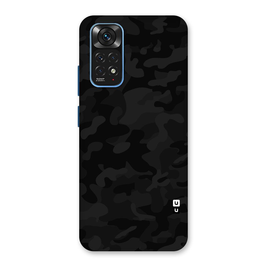 Black Camouflage Back Case for Redmi Note 11S
