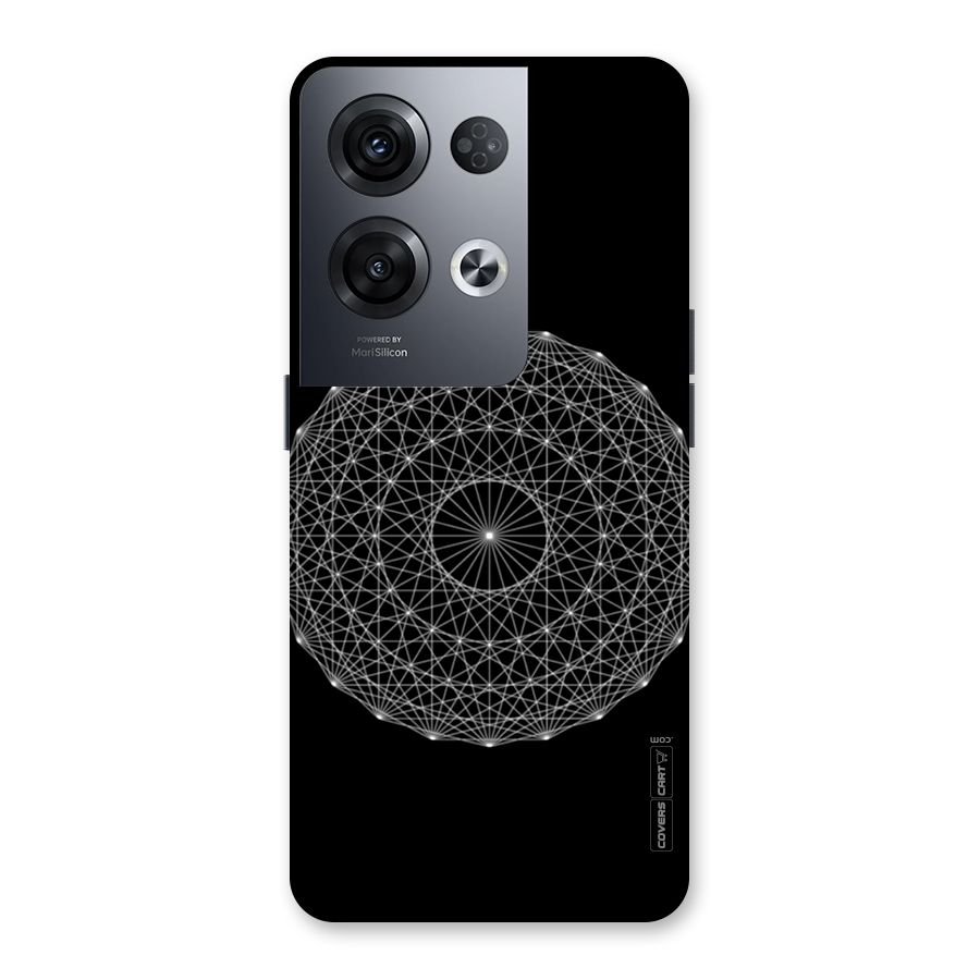 Black Clipart Back Case for Oppo Reno8 Pro 5G