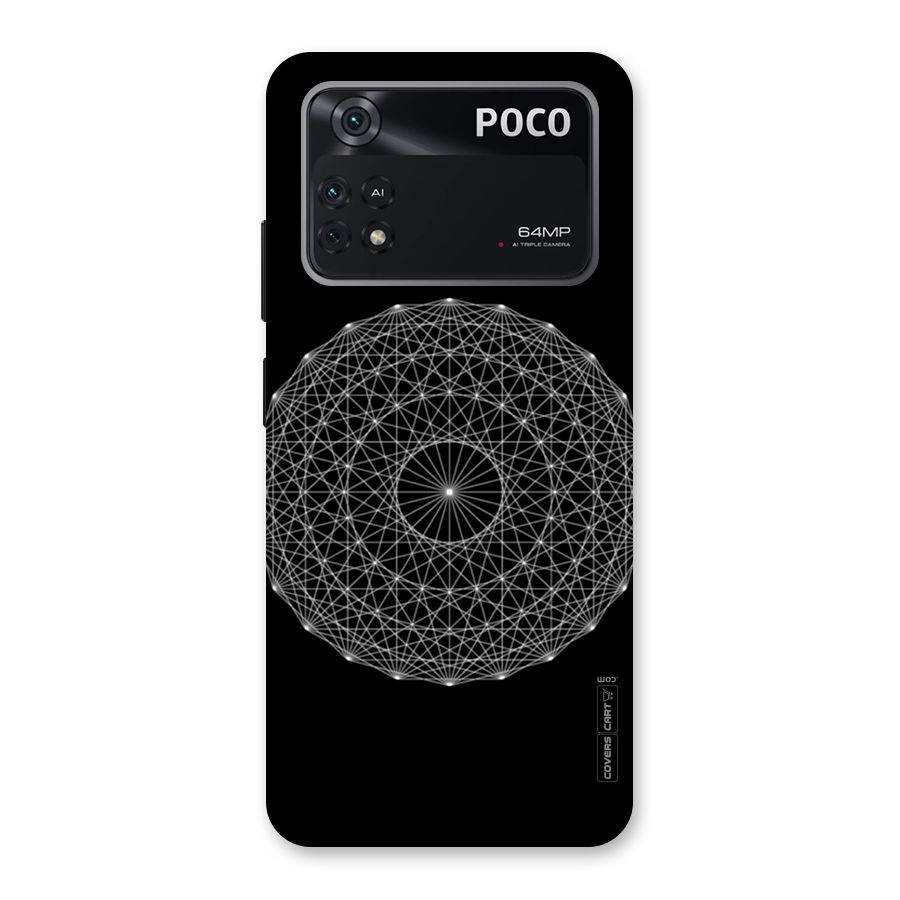 Black Clipart Back Case for Poco M4 Pro 4G