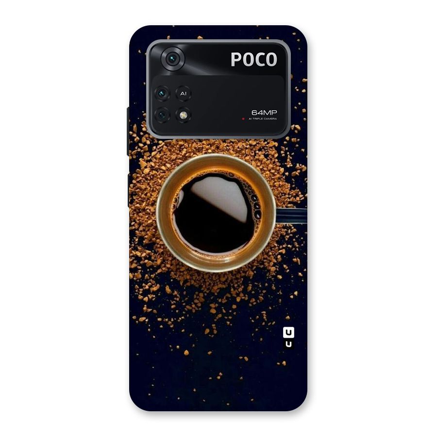 Black Coffee Back Case for Poco M4 Pro 4G