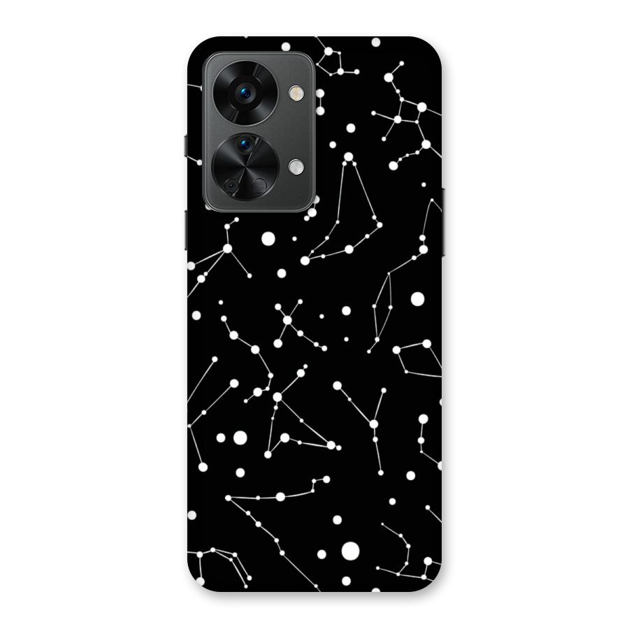 Black Constellation Pattern Back Case for OnePlus Nord 2T