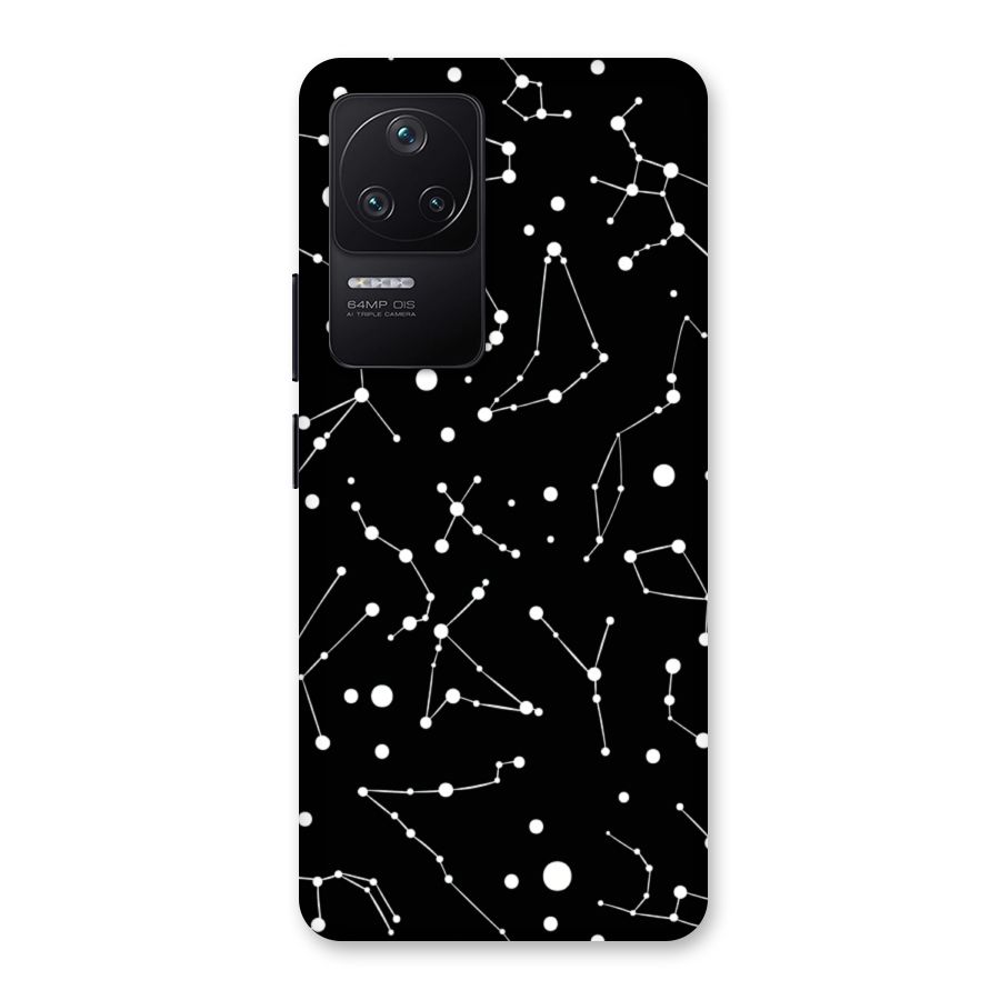 Black Constellation Pattern Back Case for Poco F4 5G