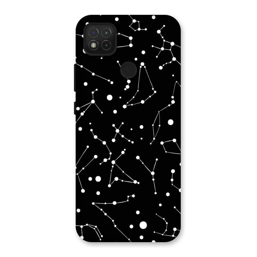 Black Constellation Pattern Back Case for Redmi 9 Activ
