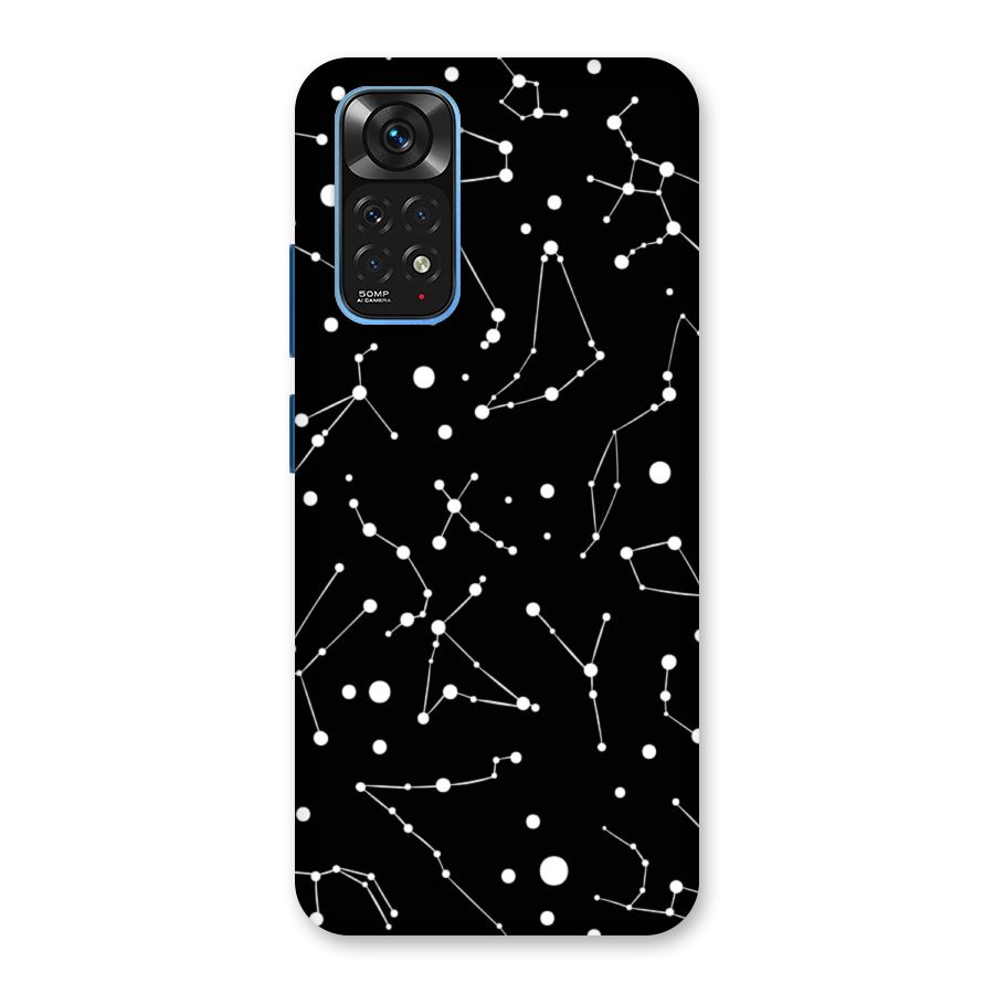 Black Constellation Pattern Back Case for Redmi Note 11S
