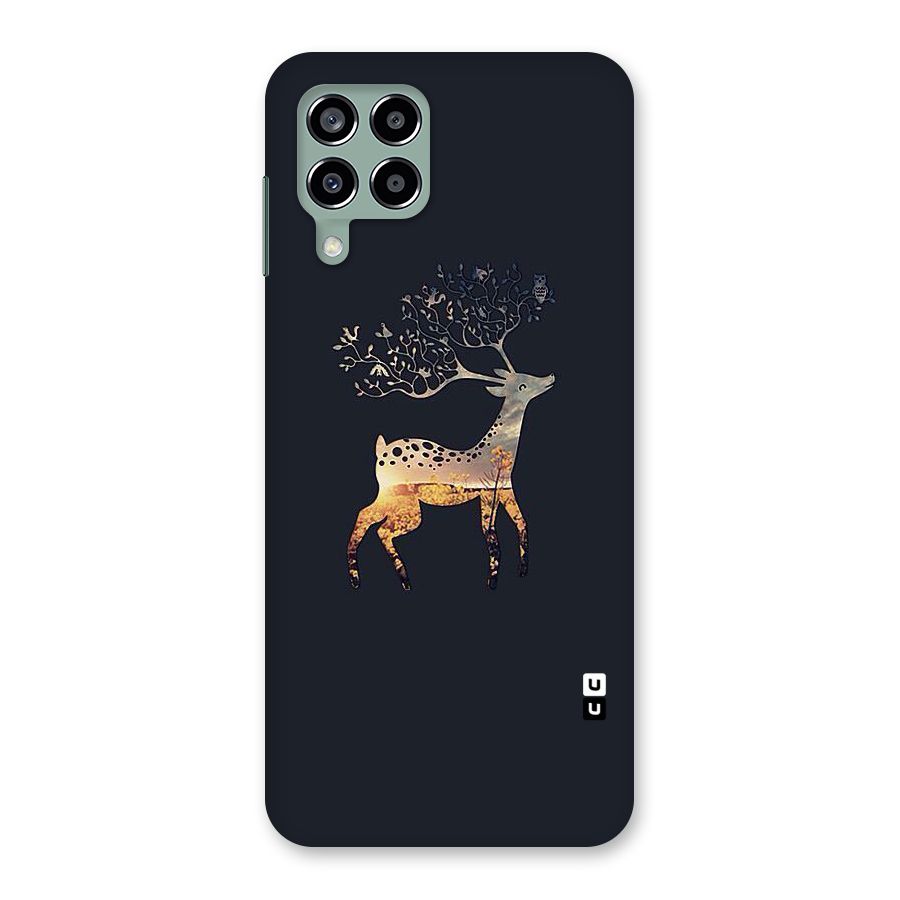 Black Deer Back Case for Galaxy M33