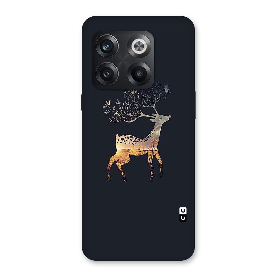 Black Deer Back Case for OnePlus 10T