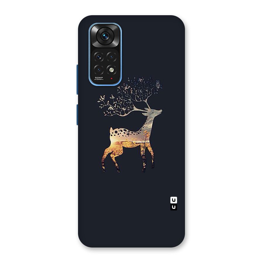 Black Deer Back Case for Redmi Note 11S