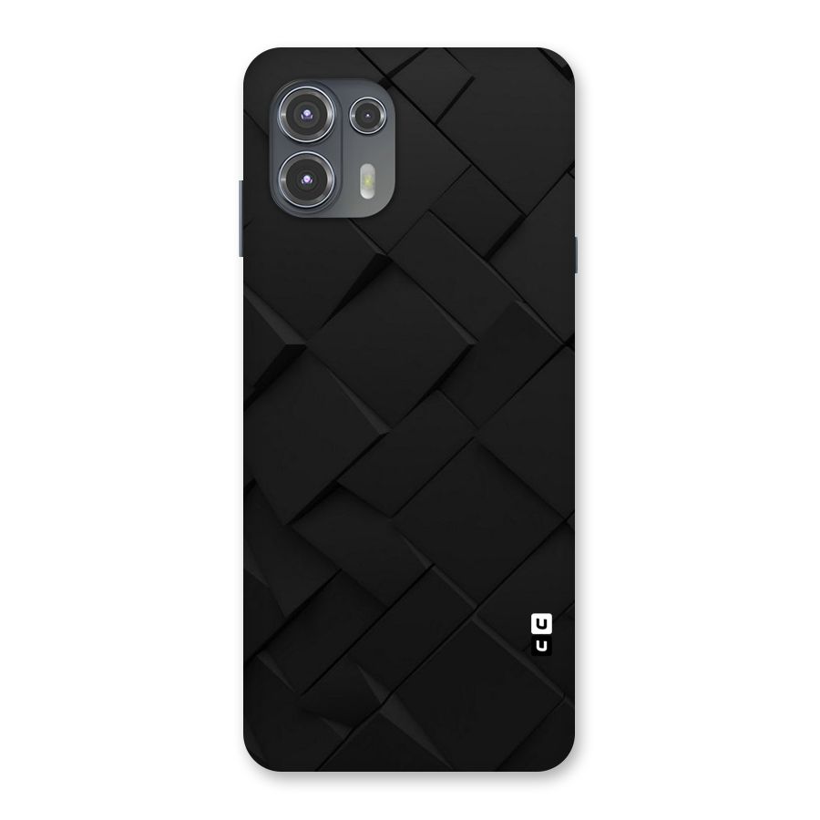 Black Elegant Design Back Case for Motorola Edge 20 Fusion