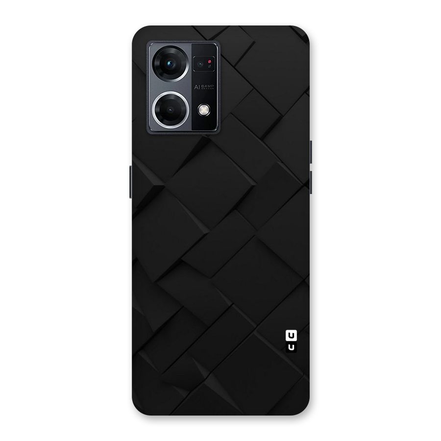 Black Elegant Design Glass Back Case for Oppo F21 Pro 5G