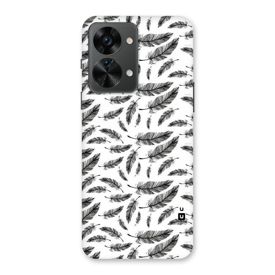 Black Feather Back Case for OnePlus Nord 2T
